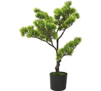 Bonsaï Pinus artificiel avec pot 60 cm vert
