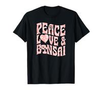 Bonsaï rétro Peace Love And Bonsaï T-Shirt