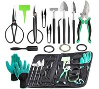 Bonsai Set 24 Piece, Outils De Bonsaï, D'outils De Jardinage, Outils Bonsaï, Garden Tool Kit Séparateur De Coffre, Professional Bonsai Tool Kit pour Jardin Topiaire