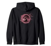 Bonsaï Silhouette Cerisier Fleur Zen Art Japonais Sweat à Capuche