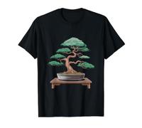 Bonsaï T-Shirt Graphique avec Valeur, Homme, Noir, S