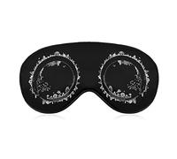 Bonsai Tree in Enso Circle Birds Eye Mask for Sleep Blackout Night Bandeau avec Sangle Réglable pour Hommes Femmes Voyage Yoga Sieste