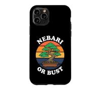 Bonsai Tree Nebari Or Bust Vintage Sunset Gardening Coque pour iPhone 11 Pro