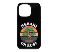 Bonsai Tree Nebari Or Bust Vintage Sunset Gardening Coque pour iPhone 13 Pro
