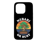 Bonsai Tree Nebari Or Bust Vintage Sunset Gardening Coque pour iPhone 15 Pro