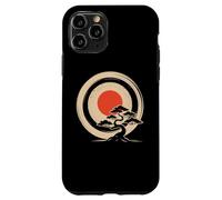 Bonsai Tree Samurai Art in Japanese Zen Buddhist Enso Circle Coque pour iPhone 11 Pro