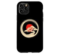 Bonsai Tree Samurai Art in Japanese Zen Buddhist Enso Circle Coque pour iPhone 11 Pro