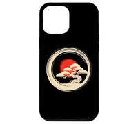 Bonsai Tree Samurai Art in Japanese Zen Buddhist Enso Circle Coque pour iPhone 12 Pro Max