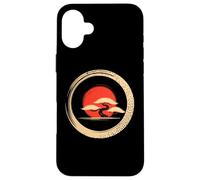 Bonsai Tree Samurai Art in Japanese Zen Buddhist Enso Circle Coque pour iPhone 16 Plus