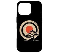 Bonsai Tree Samurai Art in Japanese Zen Buddhist Enso Circle Coque pour iPhone 16 Pro