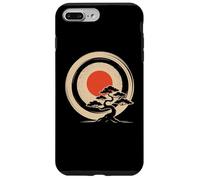Bonsai Tree Samurai Art in Japanese Zen Buddhist Enso Circle Coque pour iPhone 7 Plus/8 Plus