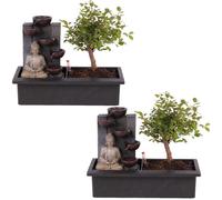 Bonsaï waterfall set buddha - 2