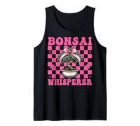 Bonsaï Whisperer Arbre Japonais Zen Fille Maman Coquette Bow Débardeur