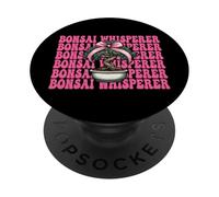 Bonsaï Whisperer Arbre Japonais Zen Fille Maman Coquette Bow PopSockets PopGrip Adhésif