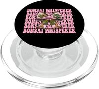 Bonsaï Whisperer Arbre Japonais Zen Fille Maman Coquette Bow PopSockets PopGrip pour MagSafe