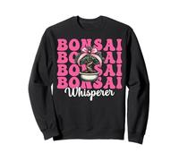 Bonsaï Whisperer Arbre Japonais Zen Fille Maman Coquette Bow Sweatshirt