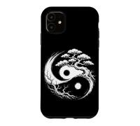 Bonsaï Yin Yang Japon Zen Méditation Harmonie Spirituelle Coque pour iPhone 11