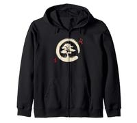 Bonsaï Zen Enso Cercle Japonais Pinceau Art Esthétique Sweat à Capuche