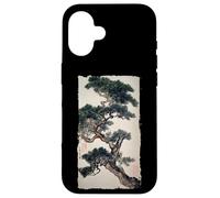 Bonsaï Zen Peinture à l'Encre Japonaise Vintage Art Cadeau Coque pour iPhone 16