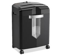 Bonsaii Destructeur de Documents de Bureau à 12 Feuilles, Durée de Vie Continue de 60 Minutes, Carte de crédit/agrafes à Micro-Coupe pour Bureau, Machine à Broyer Silencieuse