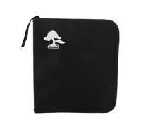 Bonsaii - sac à outils, support de pochette de rangement en tissu noir, organisateur portatif pour jardiniers, travailleurs d'abattage, 10x8.9 pouces