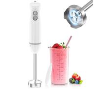 Bonsenkitchen 2 en 1 Mixeur Plongeant, 1000 W, en Acier Inoxydable