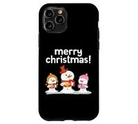 Bonshommes de Neige Mignons de Noël Joyeux Noël Chœur Vacances Neige Coque pour iPhone 11 Pro