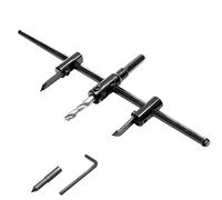 Bonsicoky Foret de scie-cloche réglable de 3,5 cm à 29,9 cm, foret rond robuste pour cloison sèche, pour le travail du bois, 30 à 300 mm