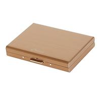 BONSYL® Porte Cartes de Crédit en Acier Inoxydable, Portefeuille Mince en Métal avec Blocage RFID pour Pouvant Contenir 8 Cartes, pour Hommes et Femmes. (8 Fentes-Or Rose)