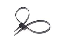 Bontannd 3pcs / Lot Magasin en Plastique Magason Double Flex Menottes Jetables Magasin À Zipton Black