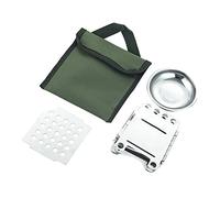 Bontannd Camping en Plein Air Mini Poêle À Bois Portable Pliante Alcool