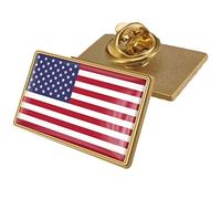 Bontannd Manteaux D'armes Flag American Drapeau Pin United States des Etats-Unis National Emblème Broche Badge