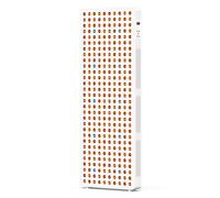 BONTANNY Panneau complet de thérapie par lumière rouge, 480/630/660/810/830/850/1060 nm 7 longueurs d'onde bleu rouge avec 300 LED de qualité clinique double puce, télécommande, minuteur, BO-1500