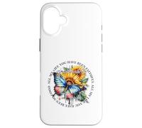 Bonté de Dieu Verset Bible Floral chrétien Coque pour iPhone 16 Plus