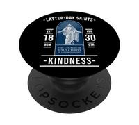 Bonté des Saints des Derniers Jours - avec l’Amour de Jésus PopSockets PopGrip Adhésif