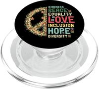 Bonté Paix Amour Egalité Justice Sociale Noël PopSockets PopGrip pour MagSafe