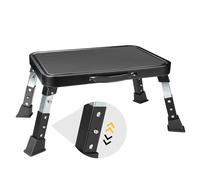BONTEC Marchepied Pliable 3 Marches, Charge 150 kg | Marches Antidérapantes, Pieds en Caoutchouc, Format Compact et Portable, Pour Cuisine ou Camping-Car