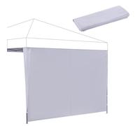 BONTEC Paroi Latérale/Rideau Latéral 3 x 3 m sans Fenêtre pour Pavillon Pliant, Imperméable, sans Auvent, Terrasse, Balcon, Housse de Protection pour Extérieur