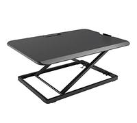BONTEC Poste de Travail Assis-Debout Réglable, Convertisseur de Bureau, Hauteur Ajustable 45-398mm, Station Assis Debout 67x47cm, Standing Desk Converter, Manuel