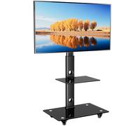 BONTEC Support TV sur Pied à roulettes, 30-70 Pouces, Charge 40 kg
