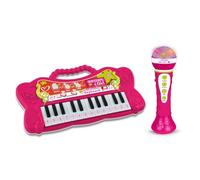 Piano numérique Bontempi clavier iGirlavec microphone 22 touches rose 26 cm
