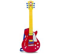 Bontempi- Guitare, 245831, Rouge et Jaune