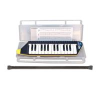 Bontempi Piano à bouche 334262, 25 touches avec tube et étui, Blanc/Noir