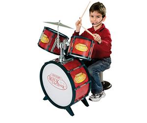 Bontempi - 526800 - Instrument de Musique - Batterie Géante 3 Fûts + Tuteur Électronique