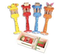 Bontempi - 561410 - Instrument De Musique - Rattle en Bois - Coloris Aléatoire