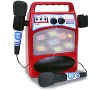 Bontempi amplificateur bluetooth avec 2 microphones 28 cm rouge Rood G