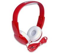 casque d'écoute avec limite de volume 16 cm rouge