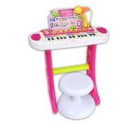 Bontempi- Clavier avec Micro, 13 3672, Multicolore-Coloris