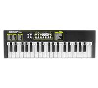 Bontempi | Clavier Électronique 37 Touches avec Fonction Apprentissage, 10 Chansons, 16 Rythmes, 8 Sons, Enregistrement, Effets, USB-C, 480x150x40 mm, pour Enfants et Débutants