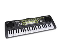 Bontempi | Clavier numérique 49 Touches, 35 chansons préenregistrées, 100 Sons, 100 rythmes, Fonction métronome et Transposer, 52,6 x 18 x 4 cm